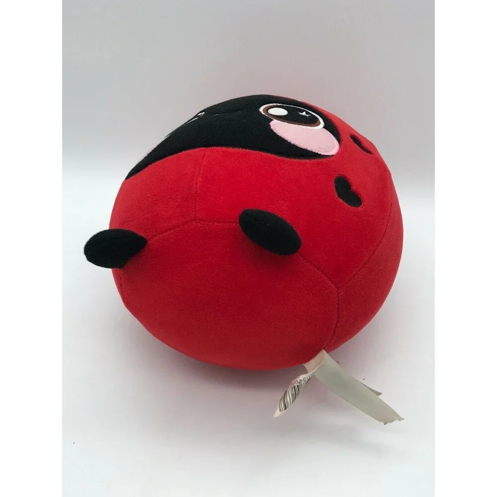 Squishamals Lainey Ladybug 8” Plush Red Stuffed Animal Toy Hearts Squishy Soft